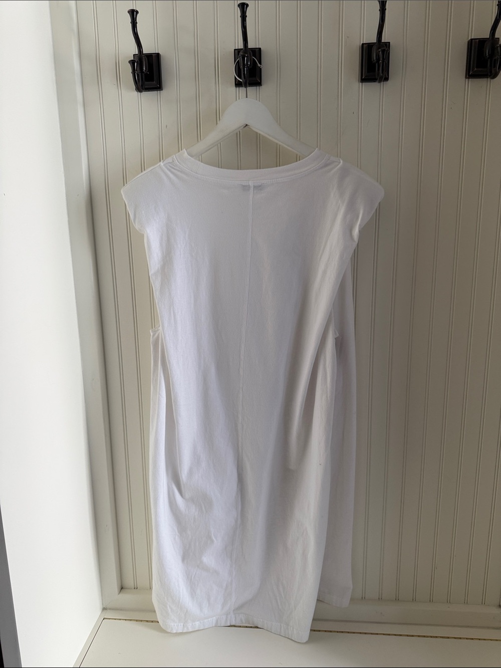 Aritzia Babaton Shoulder Pad Dress White NWT - Picture 7 of 7